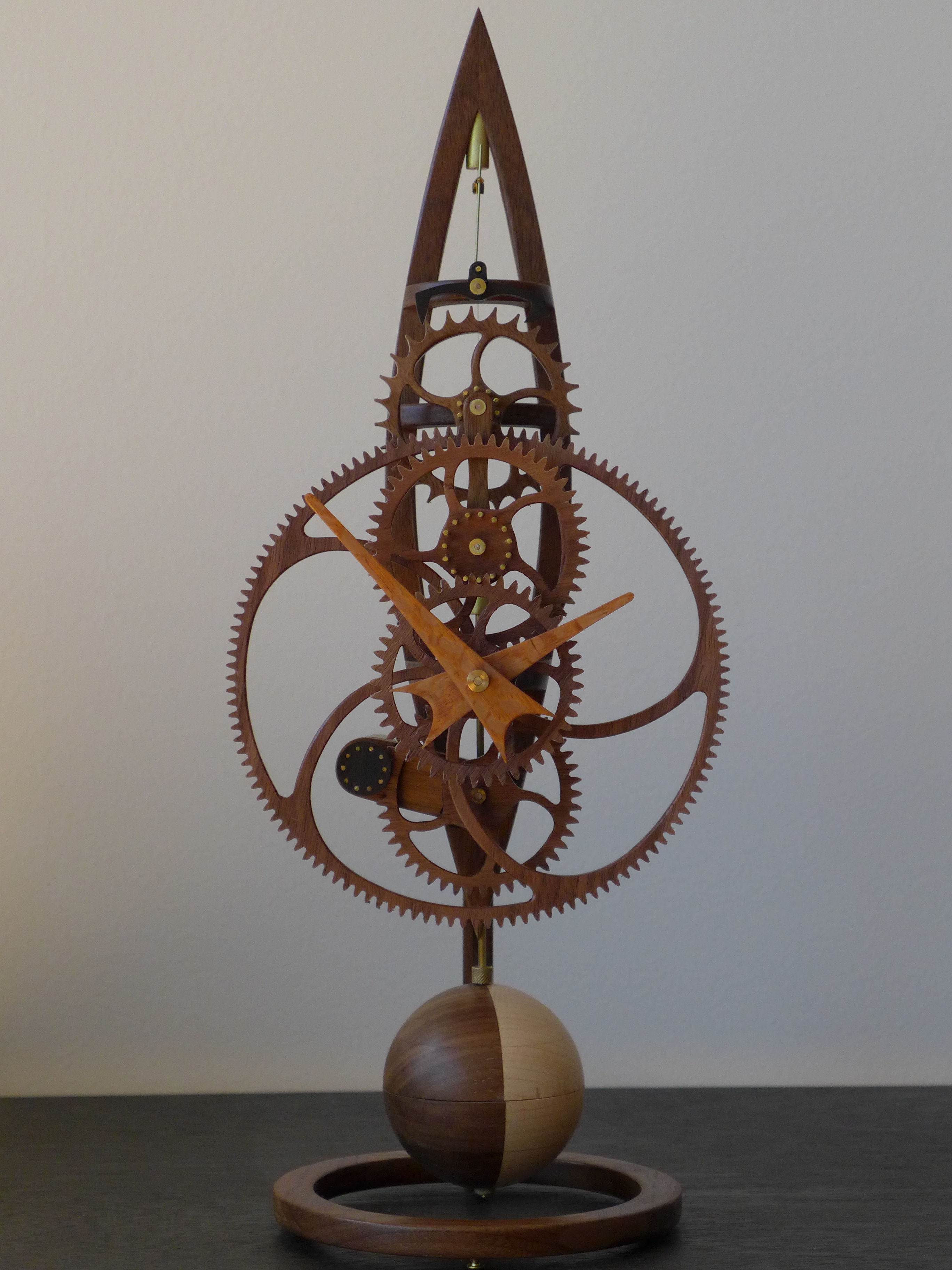 Cedar Clocks Sculptural Skeleton Clocks