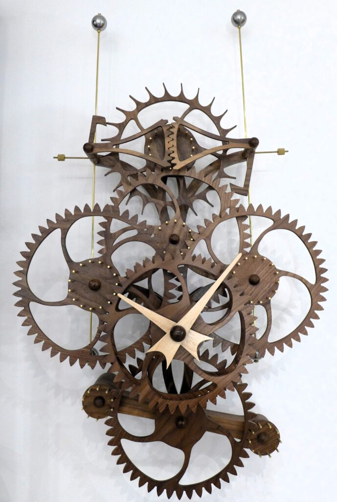 Richard Cedar's Kinetic Sculptural Skeleton Clocks - Unique Functional ...